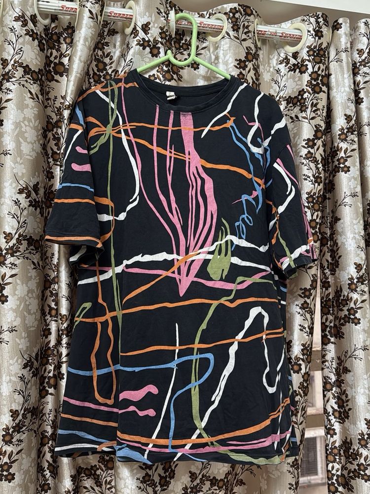 Abstract Print T-shirt