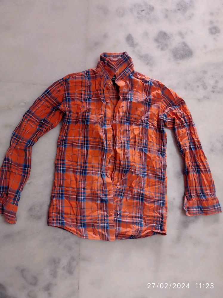 Men Regular Fit Checkered Casual Shirt