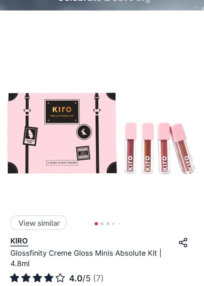 Kiro Mini Lip Gloss Set