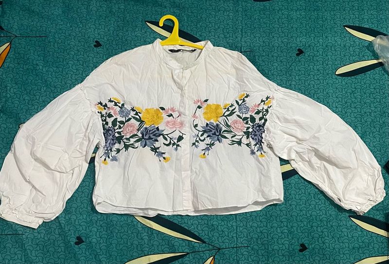 Zara White Top