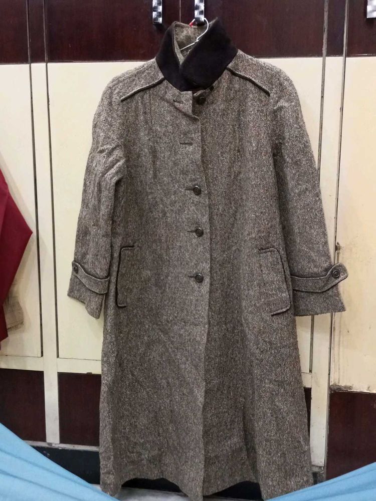 Vintage Wool Blend Overcoat