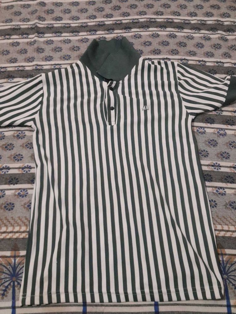 Striped Polo T-Shirt