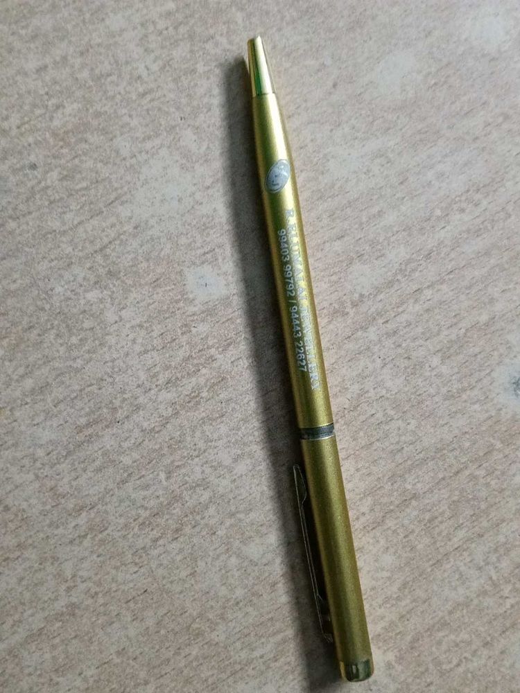 Gold colored pen