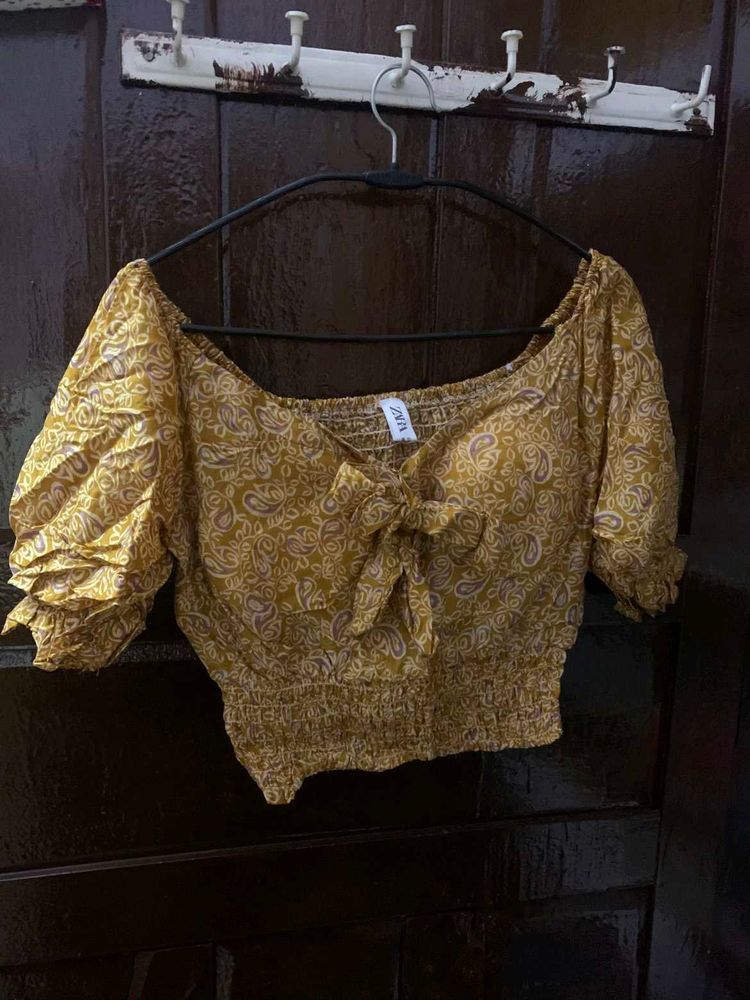 Zara Floral Print Top