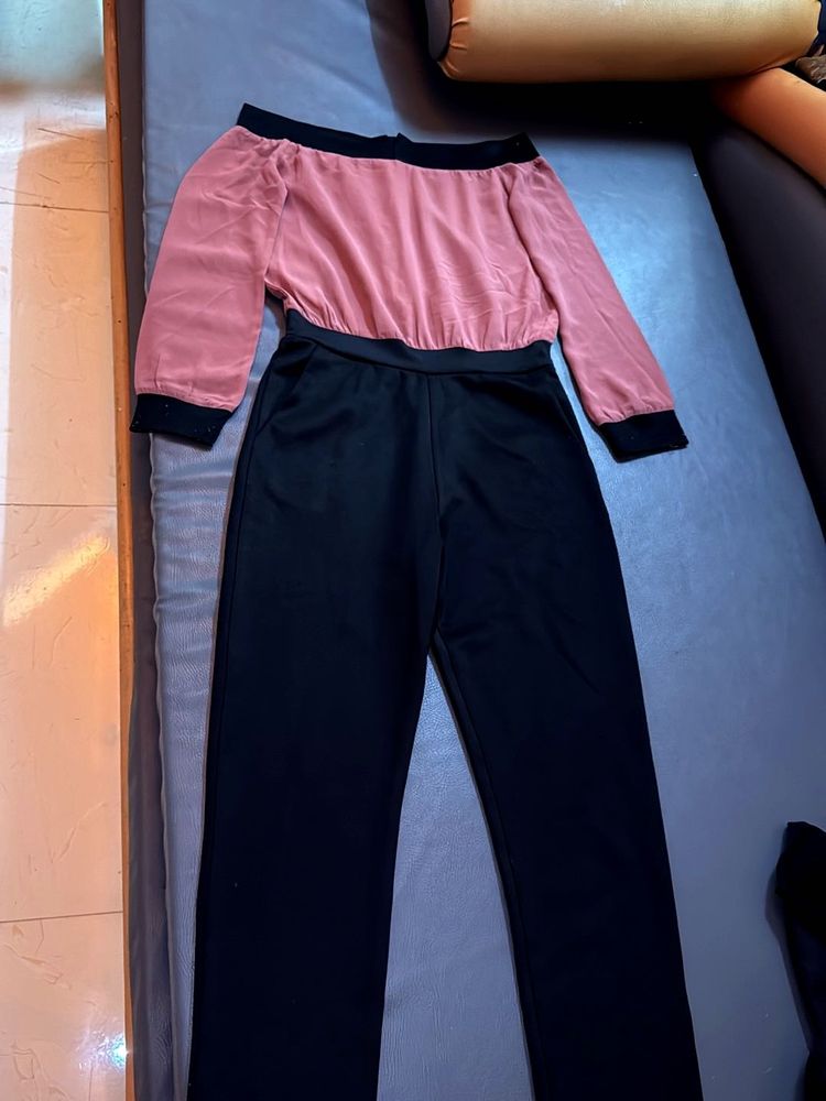 Off-the-Shoulder Jumpsuit