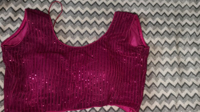 Pink Sequence Blouse