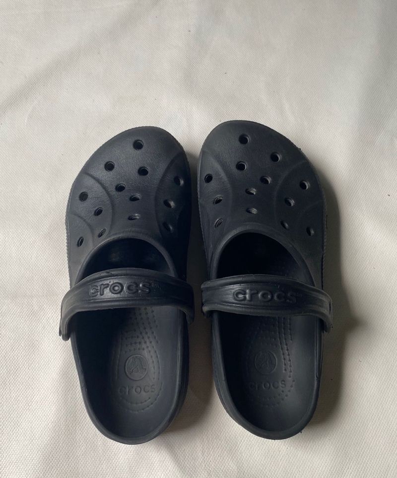 Black Crocs Kids Clogs