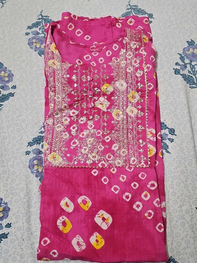 Fashor Brand new Bandhani Kurta