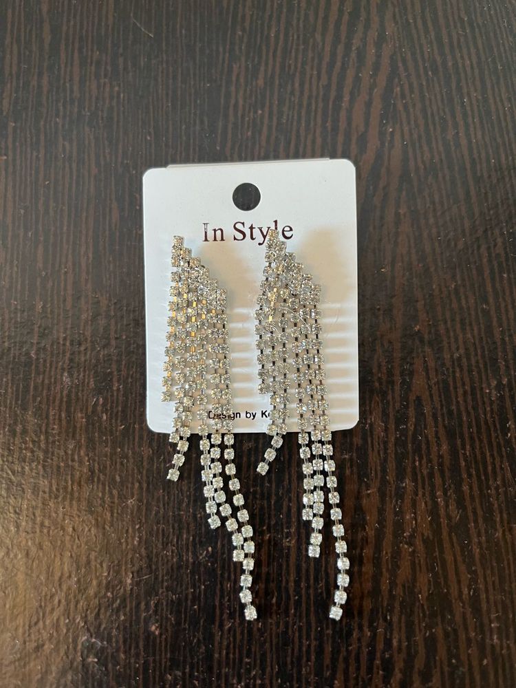 Sparkling Rhinestone Earrings