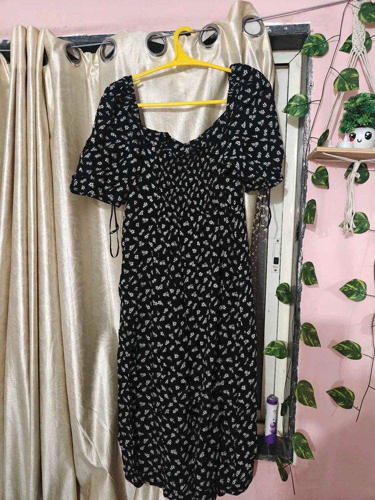 Floral Print Midi Dress