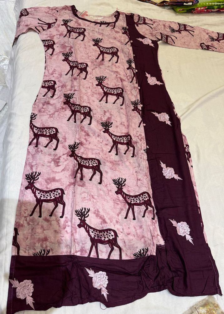 Deer Print Kurta