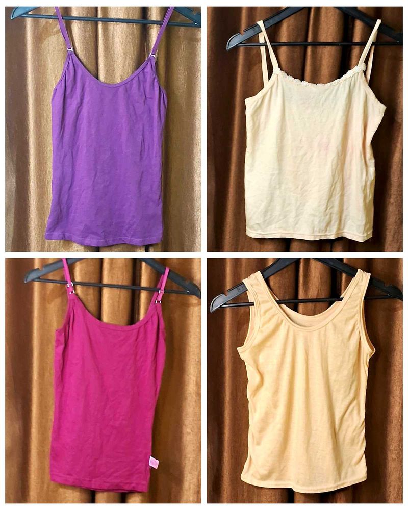 Combo Of 4 tank tops Size 36 inches