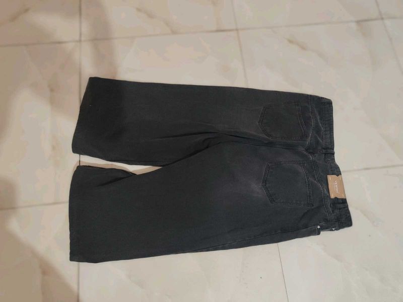 Dark Grey Denim Jeans