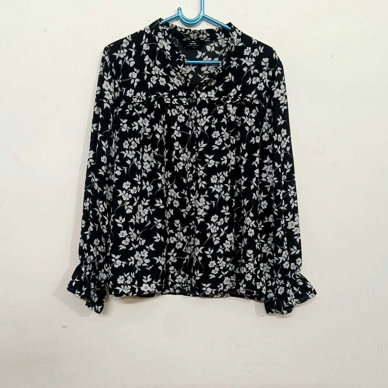 Floral Print Top/shirt