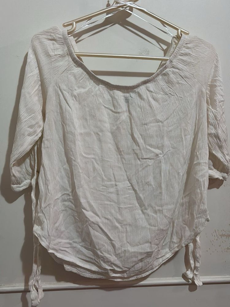 White Early 2000s Top