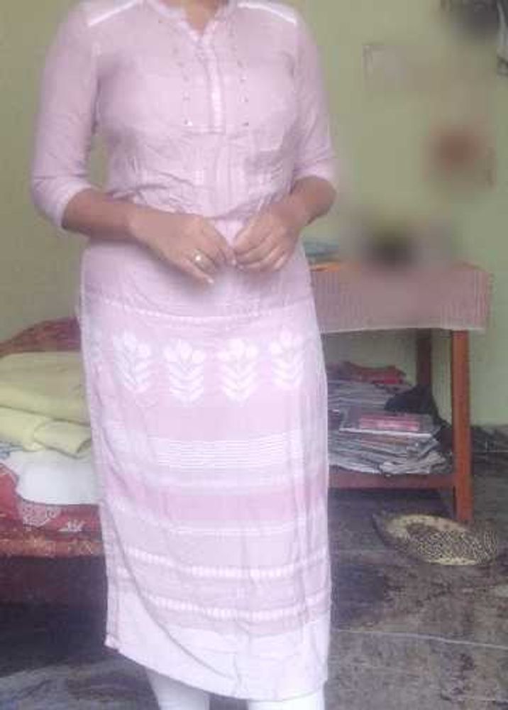 lavender colour kurthi Fixed Price No Bargain
