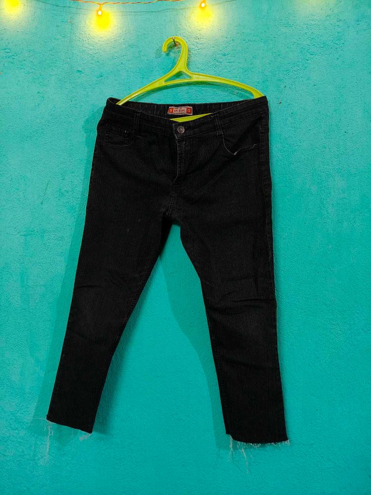Black Denim Jeans