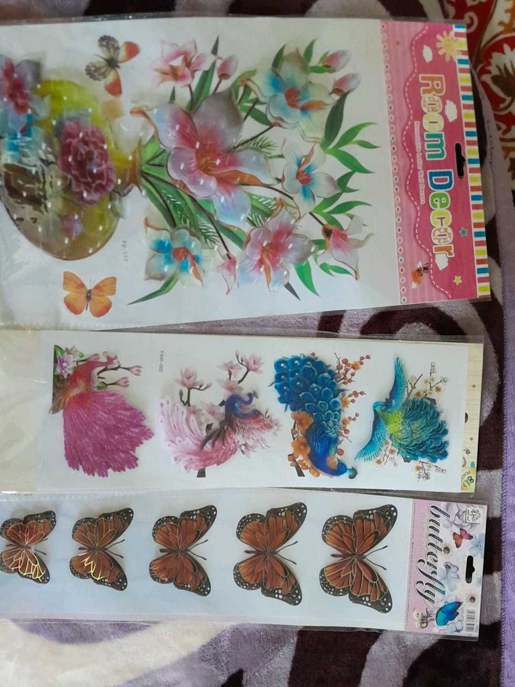 3 D Stickers Fir Wall And Tiles