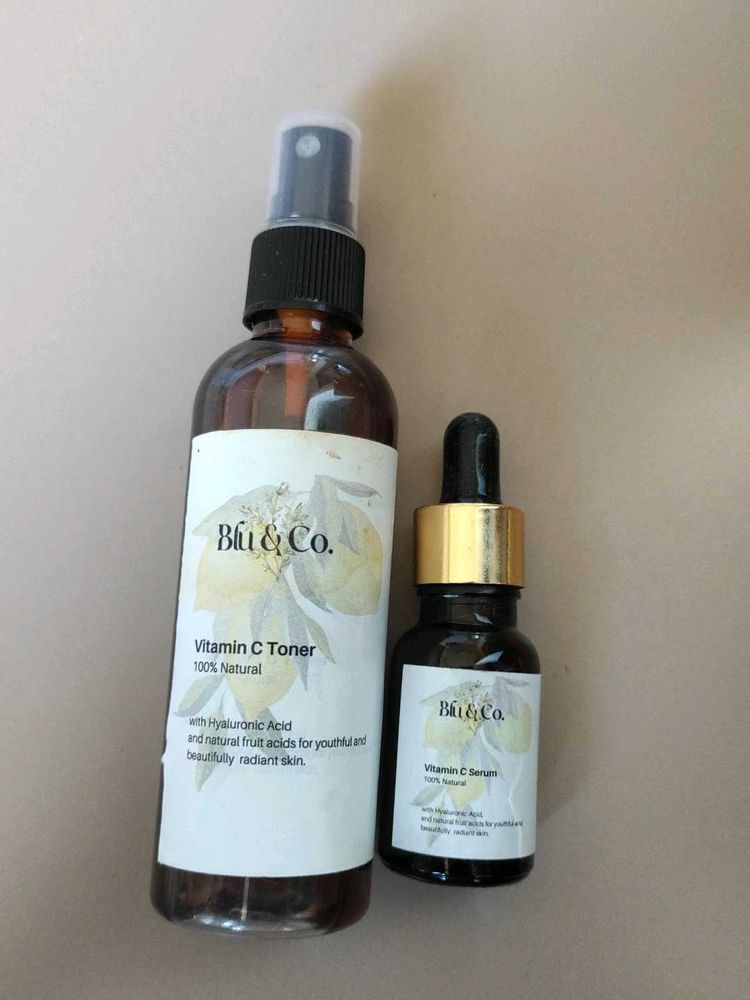 Blu &amp; Co. Vitamin C Toner &amp; Serum (Combo)