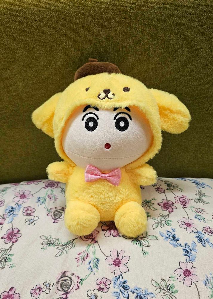 Shinchan in Pompompurin Costume Plush