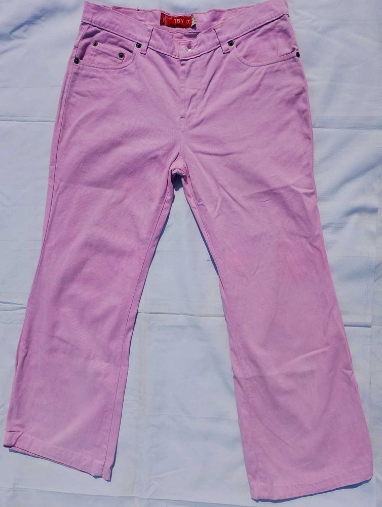 Pink Colour Women Jeans