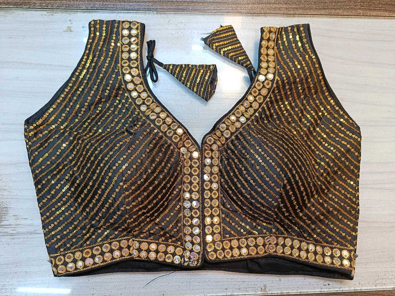 Black Designer Blouse