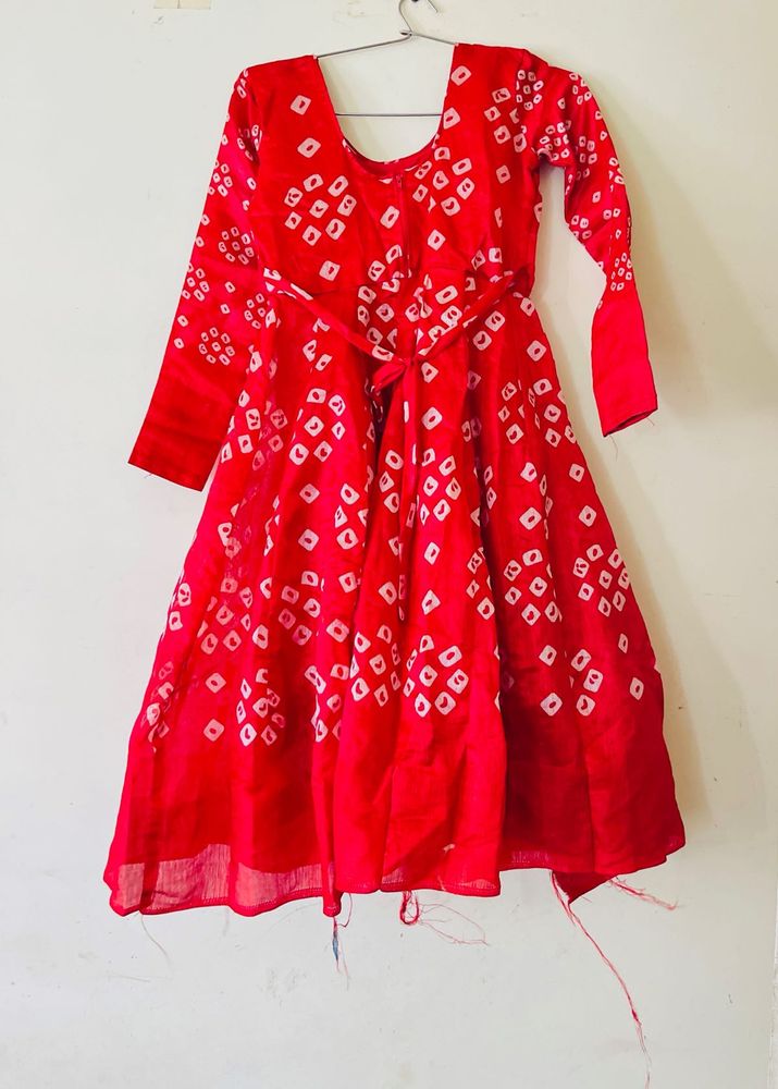 Red Ethnic Gown