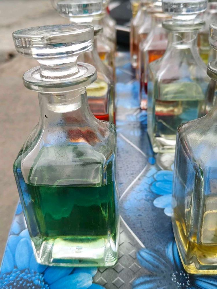 Vintage Glass Perfume Bottles