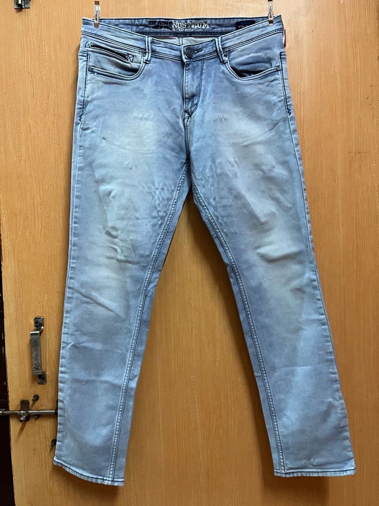 Nostrum Blue Denim Jeans For Men