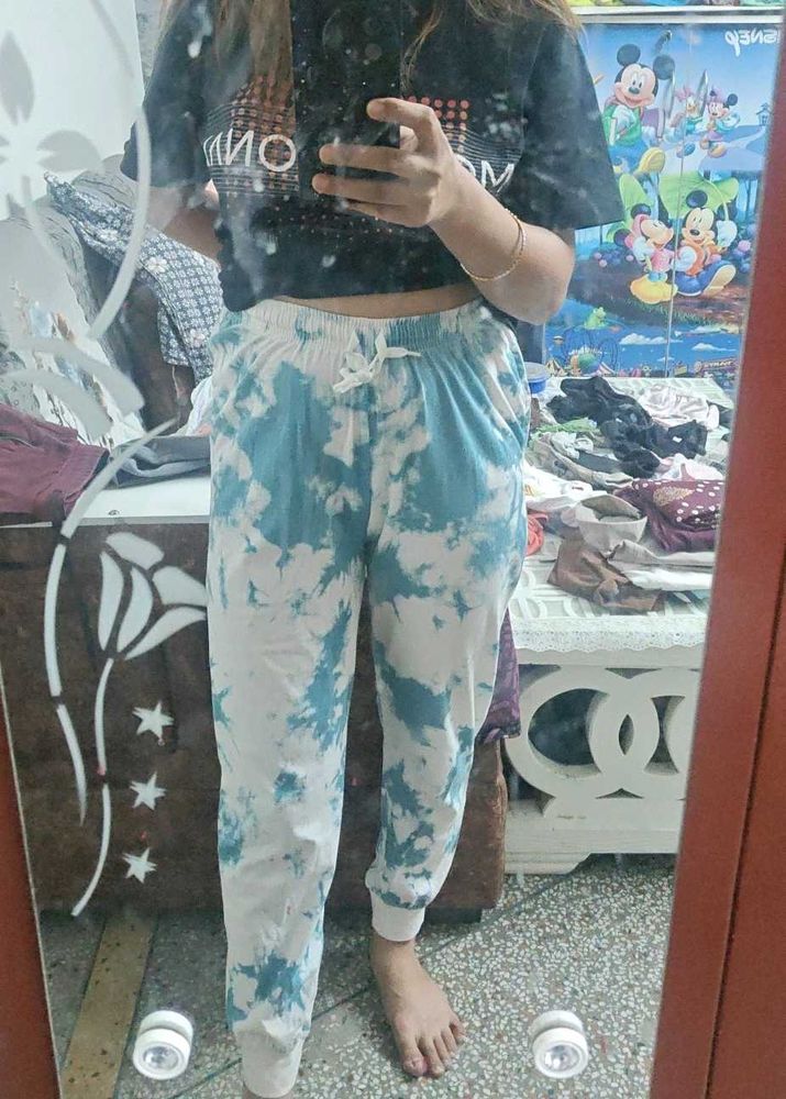 Price Dropped White And Blue Color Trouser