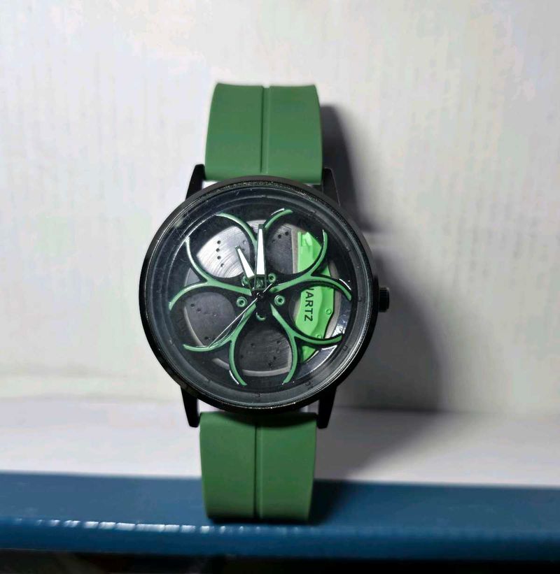 Artz Green Rotor Watch