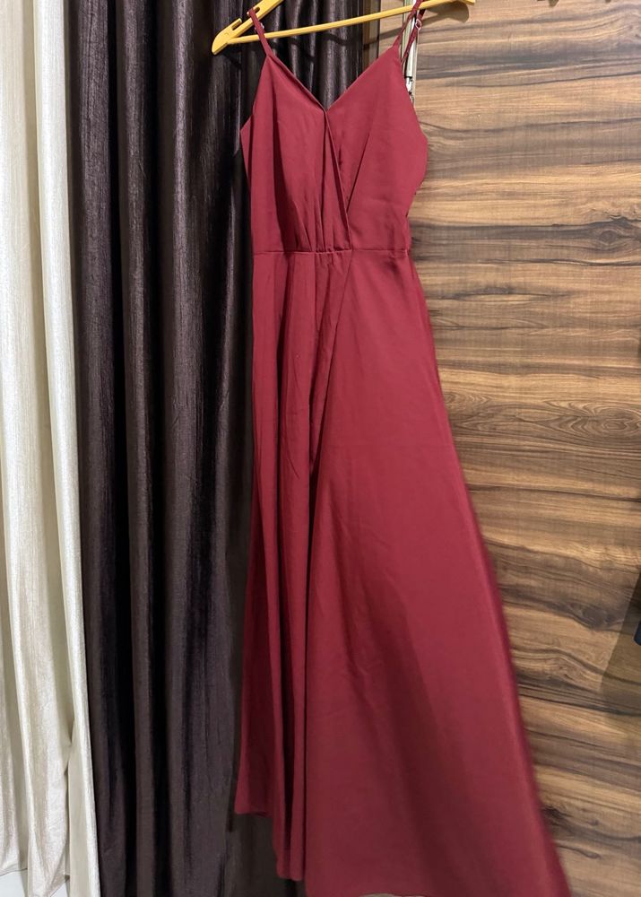 Burgundy Maxi Dress