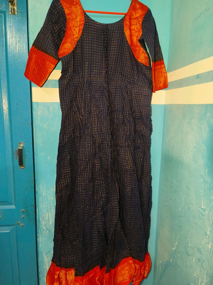 Sungudi Gown