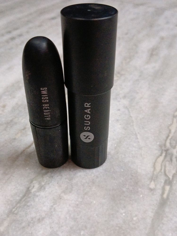 Color Corrector From Sugar And Swiss Beauty Lipstick