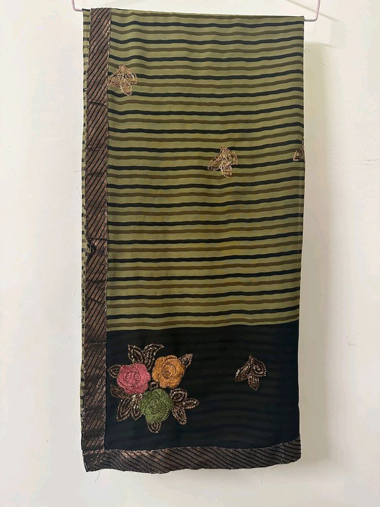 Georgette Light Work Saree