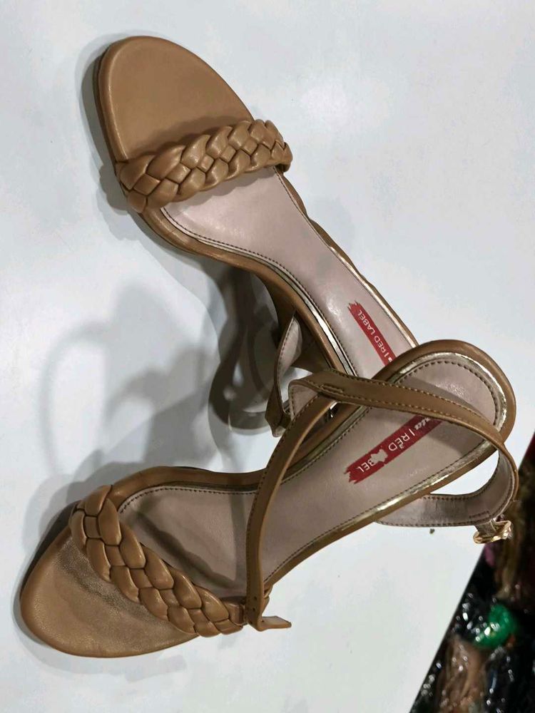 Fred Label Braided Heel Sandals