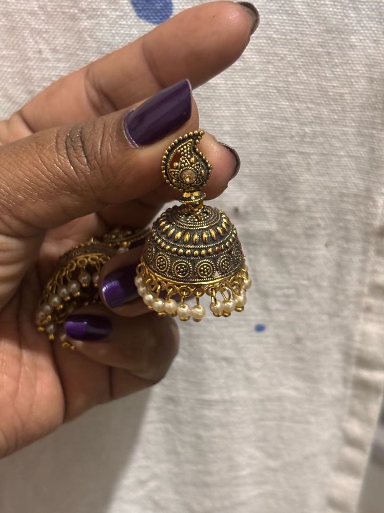 Set Of Two Ethnic Earrings!