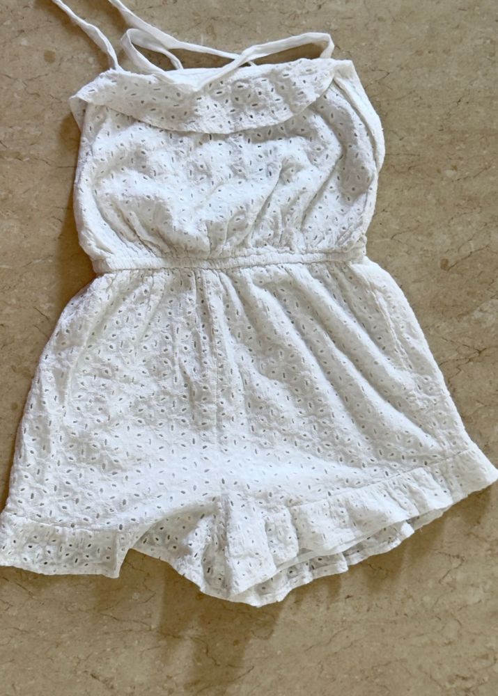 Cute White Romper