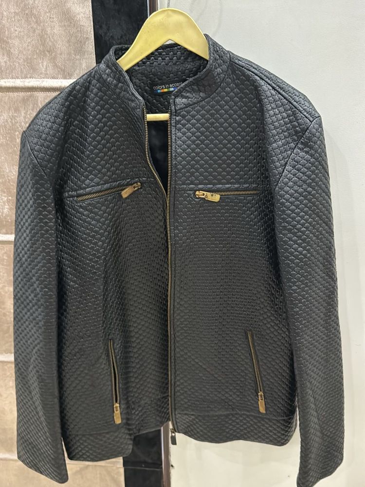 Unisex Quilted Black Jacket