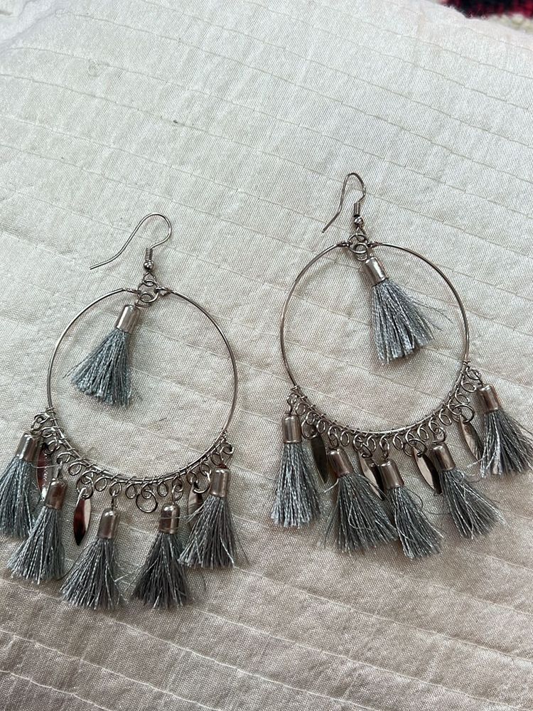 Grey Earrings