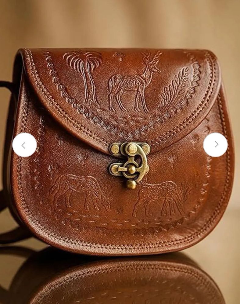 Vintage Leather Crossbody Bag