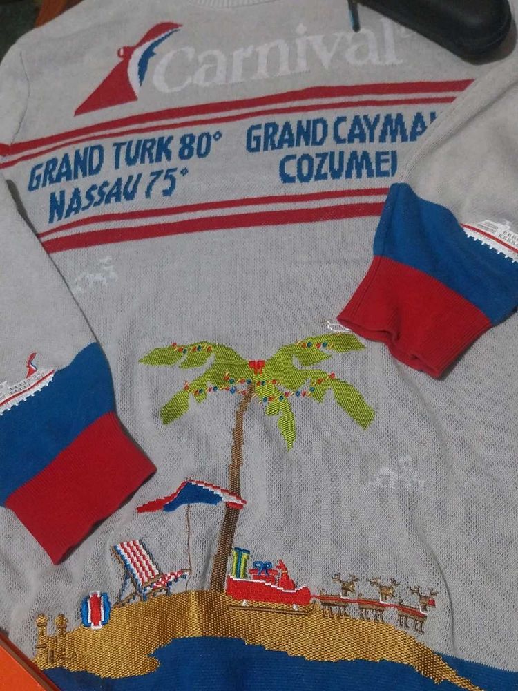 Carnival Cruise Line Novelty Sweater