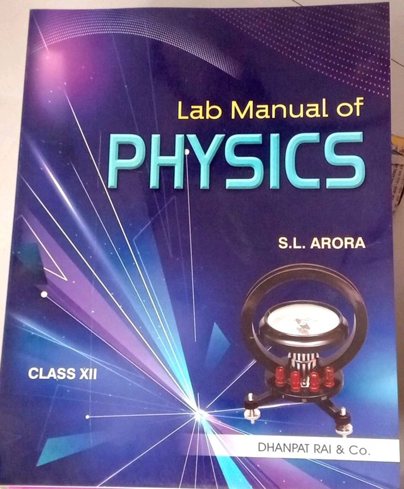 S L Arora Physics Lab Manual Class 12th