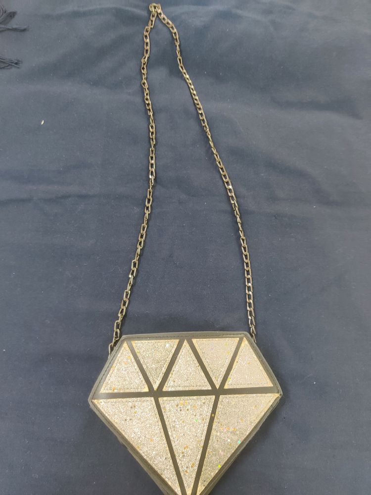Star Glittery Sling bag