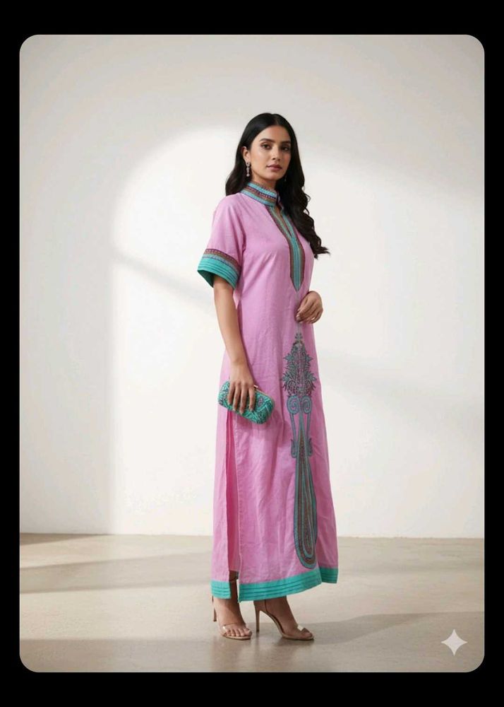 Sale🎊🎆🎄🎉Pink Ethnic Kurta