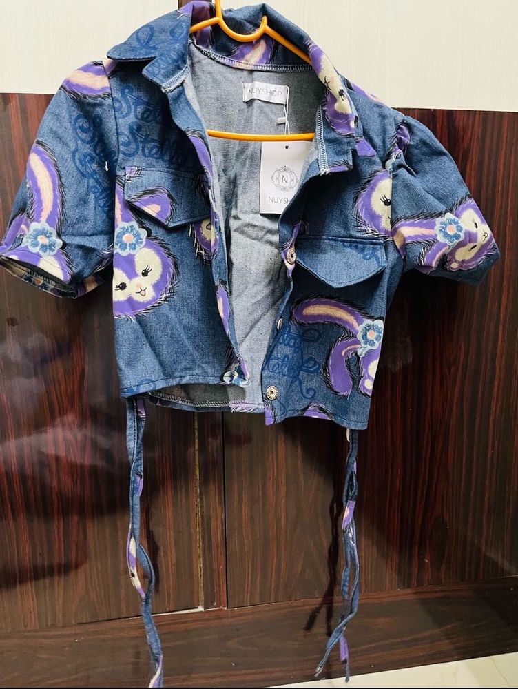 Printed Denim Cords
