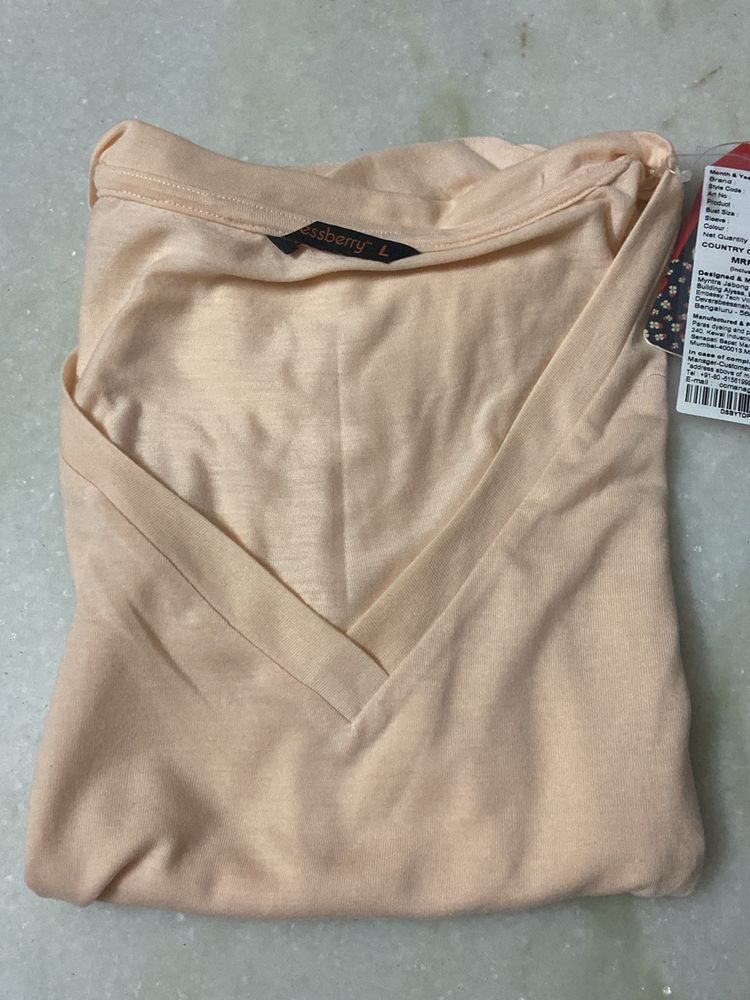 DRESSBERRY PEACH CROP TOP