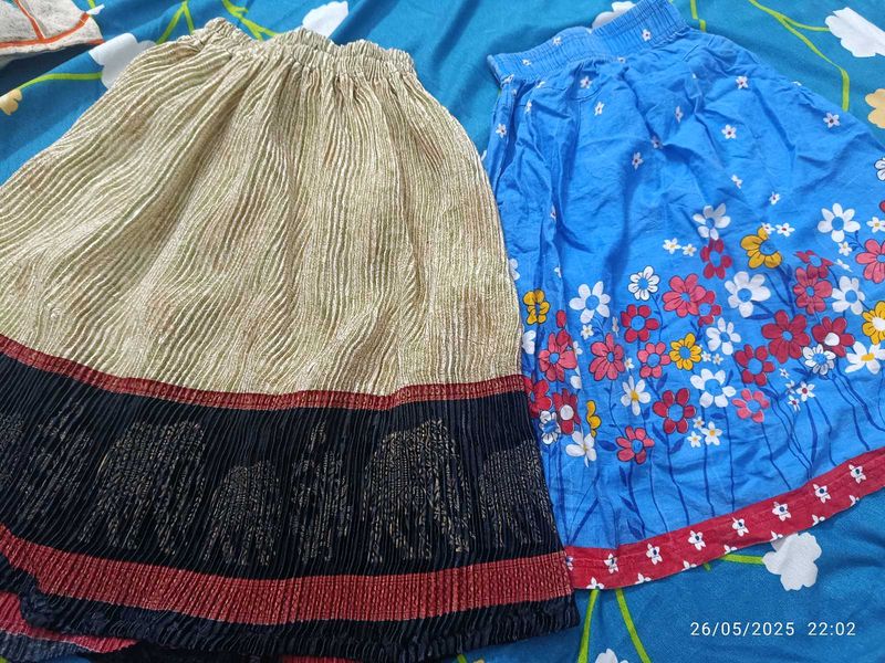 Combo Of 2 Skirts(2-4 Age Girl)