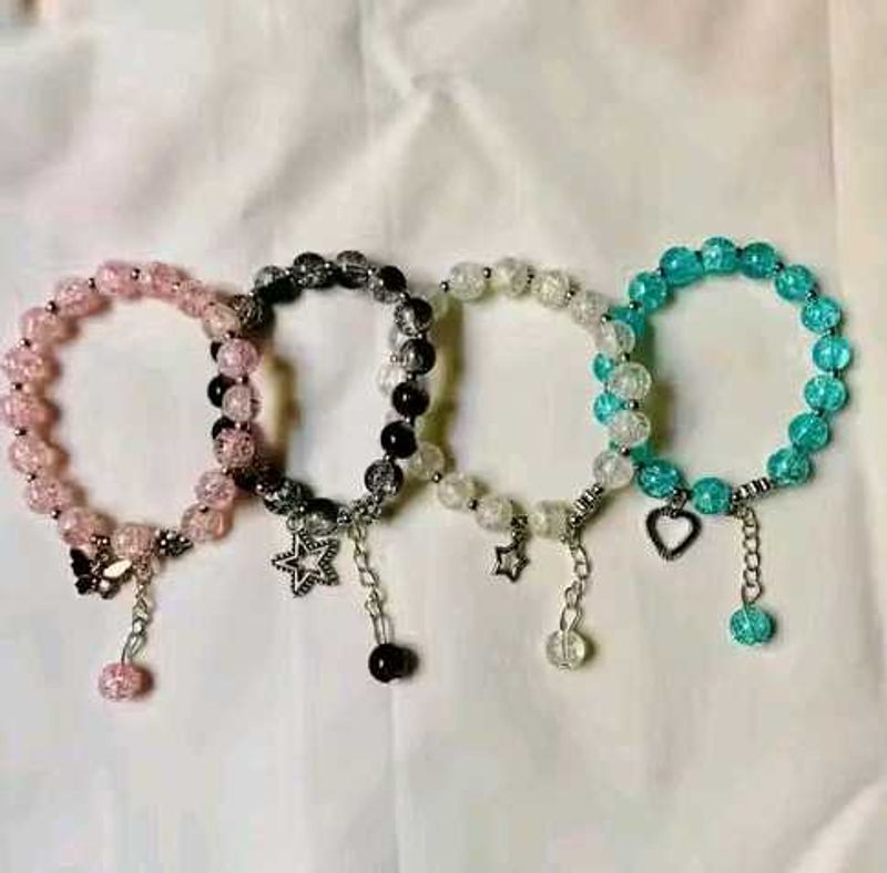 Beaded Charm Bracelets (unit 4)
