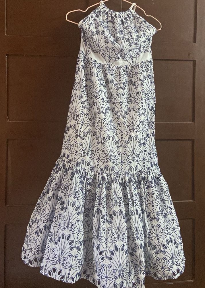 Westside Elegant Patterned Maxi Dress